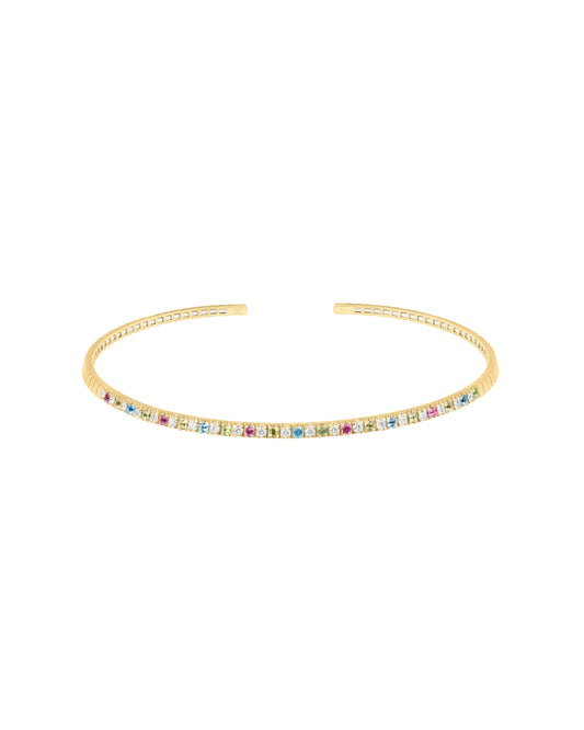 Shiraz Multi Color Sapphire Choker