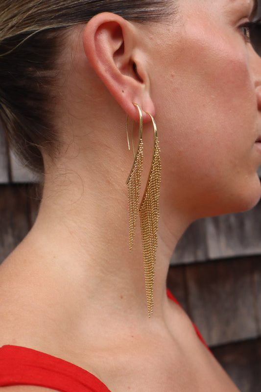 Chains Earrings - Large Dangle
