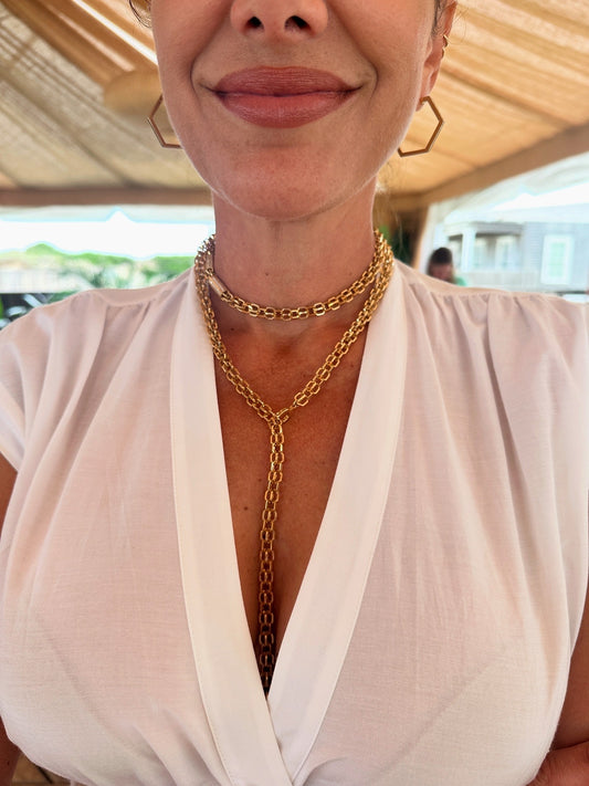 B Home Link Necklace Long