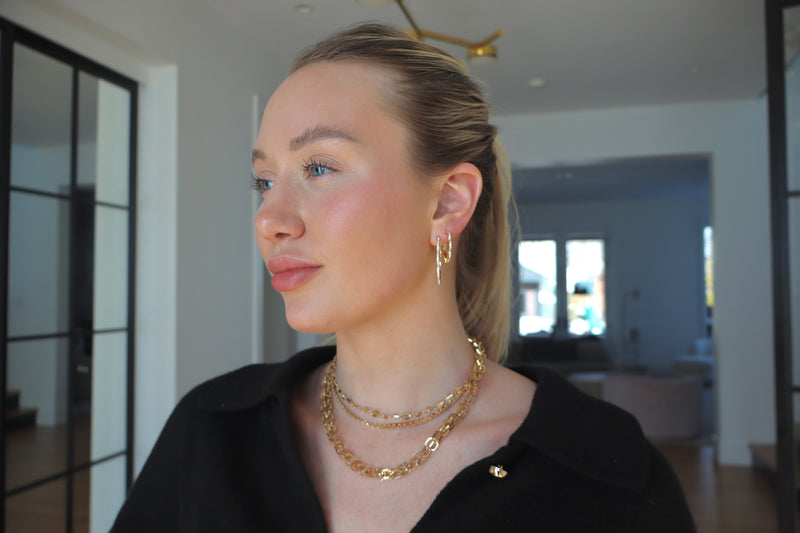 Bloom Hoop Earrings Large