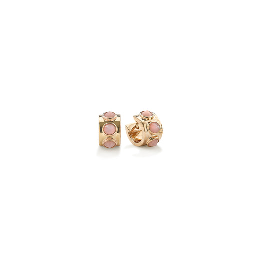 Akida Earrings - Pink Opal