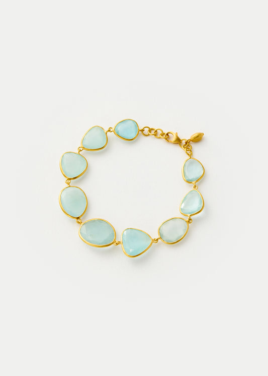 Aquamarine Full Stone Bracelet