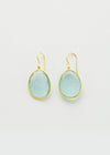 Single Drop Earrings - Aquamarine (35.55ct)