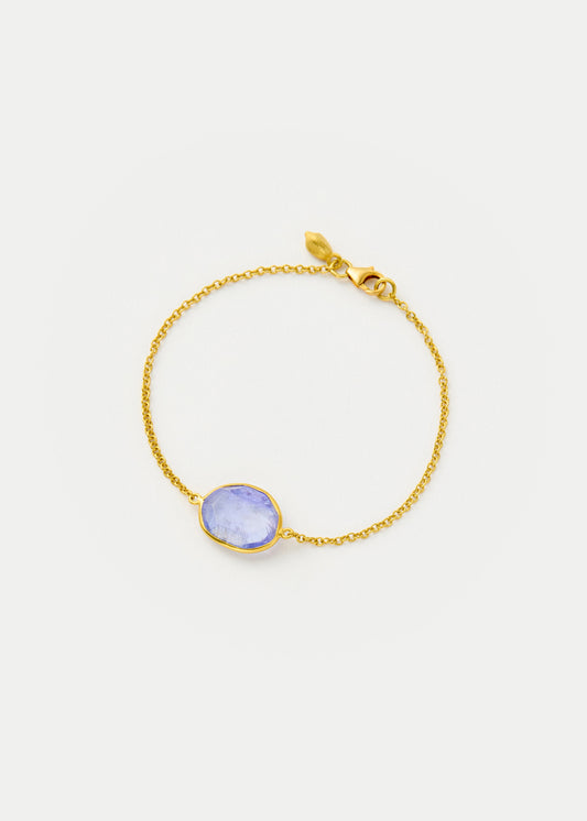 Light and Space Single Stone Bracelet - Tanzanite