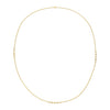 Three Stop Nesting Gem Necklace