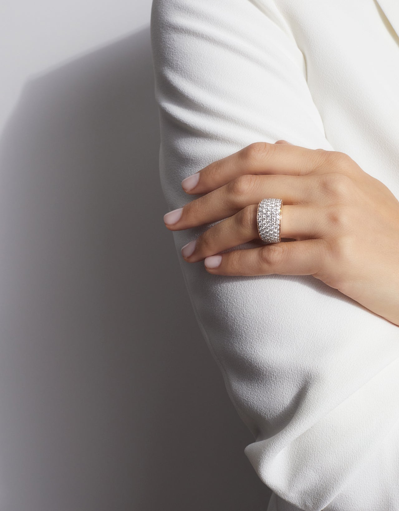 Lytton Pave Diamond Wide Ring