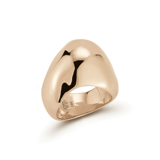 Rose Gold Wave Ring