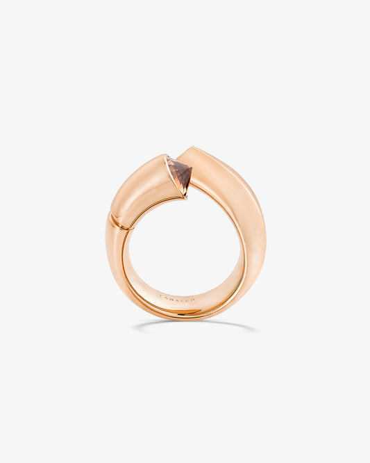 Oera ring Large Rose Gold Diamond