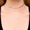 Rainbow Bar Choker