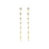 Long Diamond Gamma Earrings