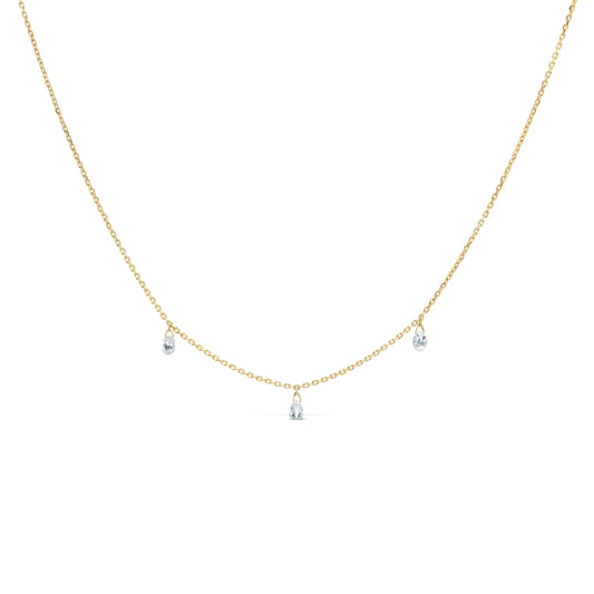 Luxe Briolette Trio Necklace