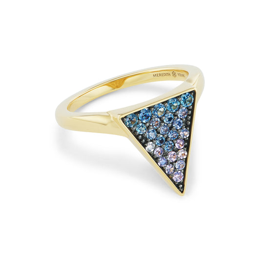 Orlon's Pave Triangle Ring