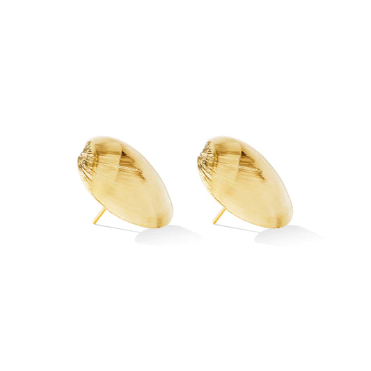 Large Shell '70s Stud Earrings