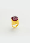 Pink Tourmaline Tibetan Ring