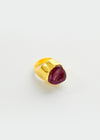 Pink Tourmaline Tibetan Ring