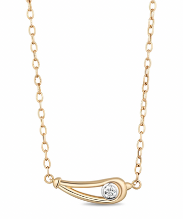 Diamond Slingshot Lasso Necklace