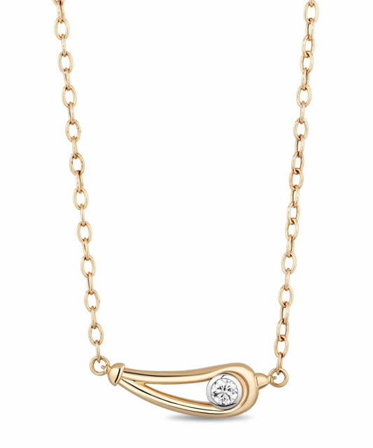 Diamond Slingshot Lasso Necklace