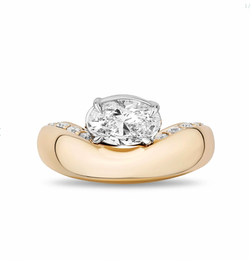 Diamond Siren Cove Slim Ring