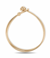 Gold Double Italian Nappa Leather Torque