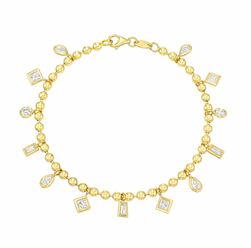Chaos Diamond Ball Chain Bracelet