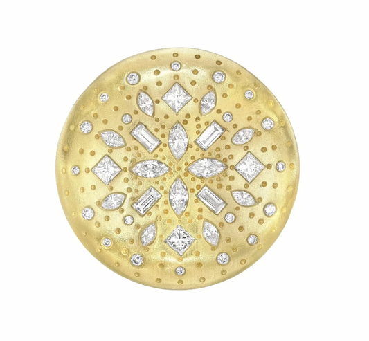 Diamond Medallion Ring