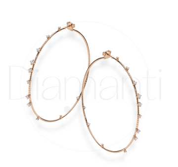 Diamanti Diamond Hoops