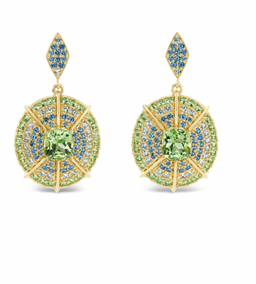 Mossy Way Medallion Earrings