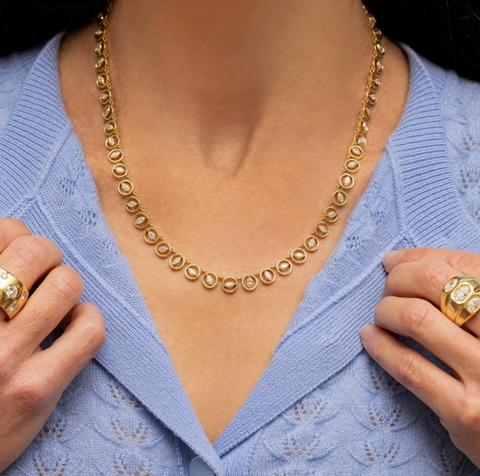 Marquis Diamond Shadow Necklace