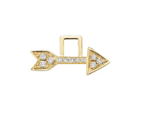 Arrow EarWish with Diamonds
