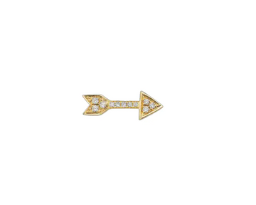 Arrow Stud with Diamonds