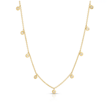 Nesting Gem Eternity Necklace - Diamond