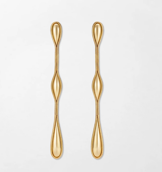 Fluid Gold Earrings
