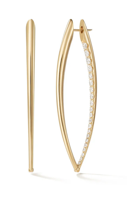 Cristina XL Partial Diamond Earring