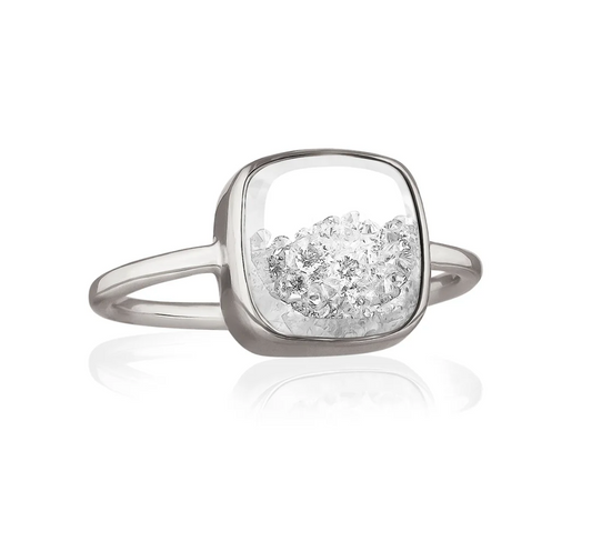 Core Diamond Shaker Cushion Ring