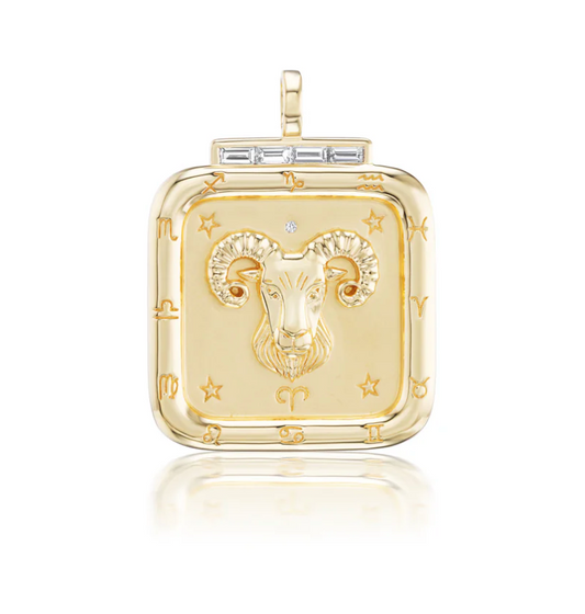 Aries Zodiac Pendant