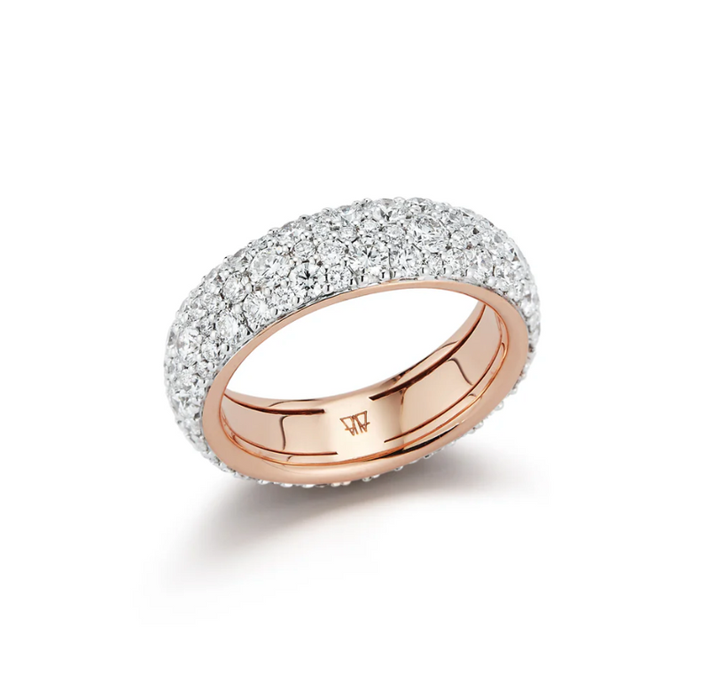 OC x WF White Gold and Diamond Band