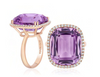 Gossip Lavender Amethyst and Diamond Ring