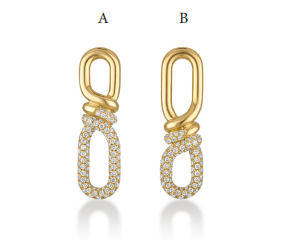 Twist Pave Earrings