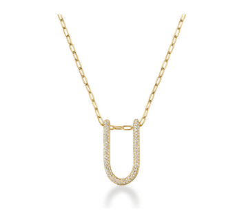 Mara Small Folded Link Pendant