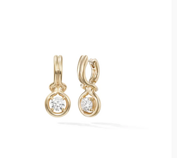 Rocky Diamond Hoop Medium