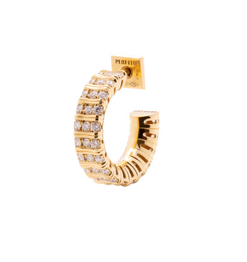 Blocks Mini Band Earring