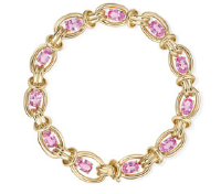 Rocky Bracelet in Pink Sapphire