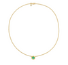 Nesting Gem Necklace - 0.89 Carat Emerald