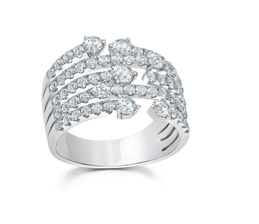 Diamond Medium Cage Ring
