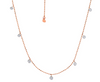 Tiny Floating Diamond Necklace