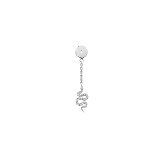 Snake Wishback with Diamonds