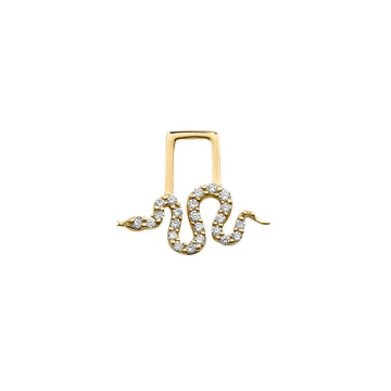 Snake EarWish with Diamonds