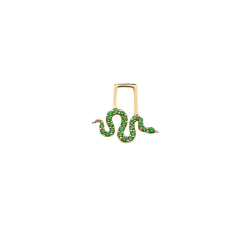Tsavorite Snake EarWish