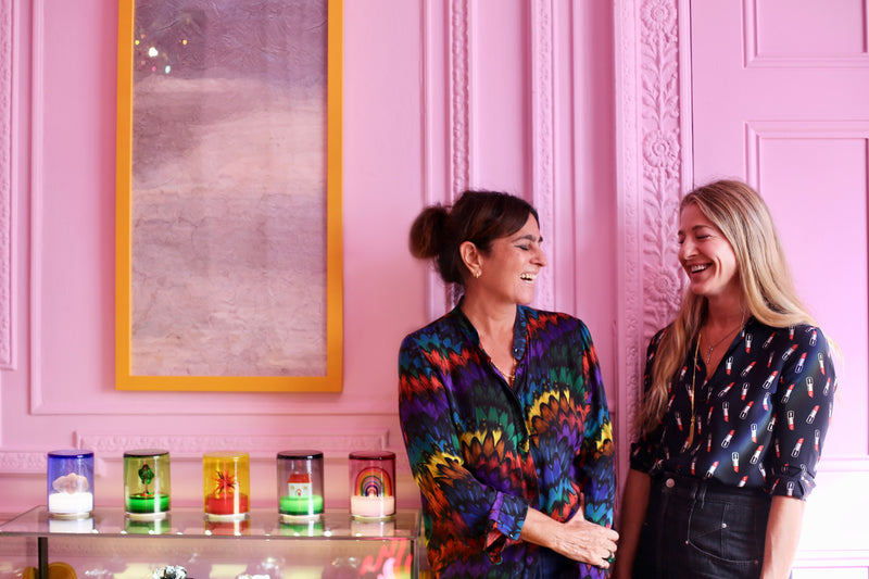 Cloud Murano Glass Rechargeable Light