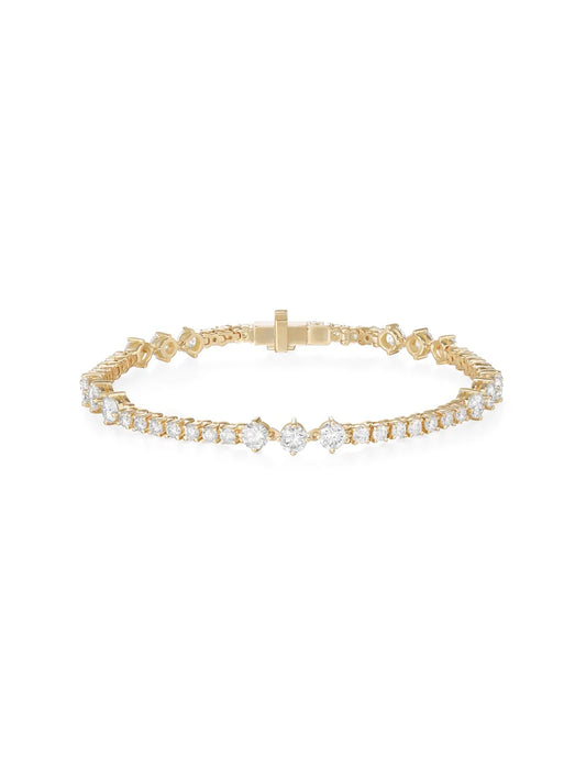 Stella Triplet Station Diamond Bracelet